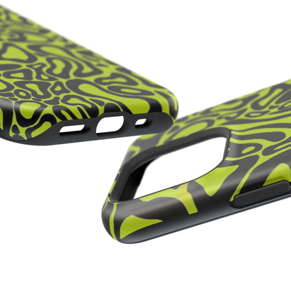 McLaren Formula 1 Phone Case – Neon Green Abstract Design