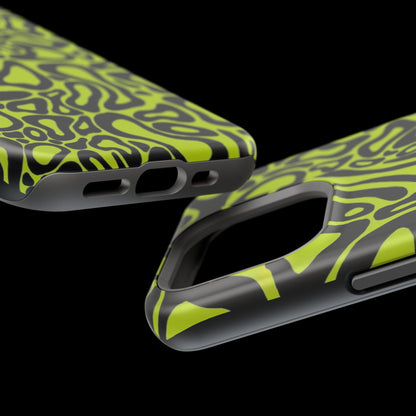McLaren Formula 1 Phone Case – Neon Green Abstract Design
