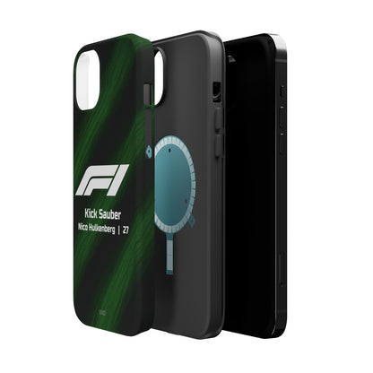 Nico Hülkenberg Kick Sauber F1 Phone Case – 2025 Season Official Design | MagSafe