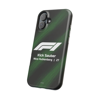 Nico Hülkenberg Kick Sauber F1 Phone Case – 2025 Season Official Design | MagSafe