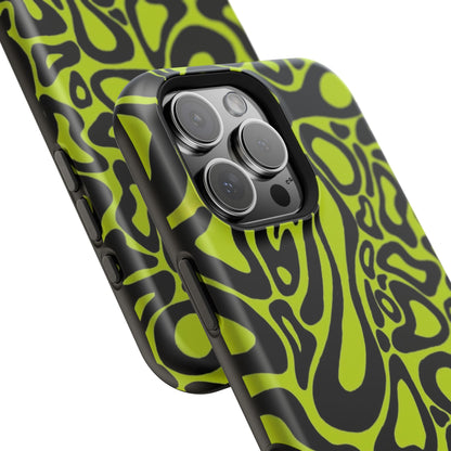McLaren Formula 1 Phone Case – Neon Green Abstract Design