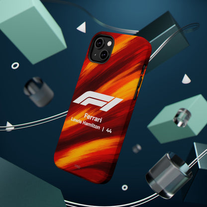 Lewis Hamilton Ferrari F1 Phone Case – 2025 Season Official Design | MagSafe