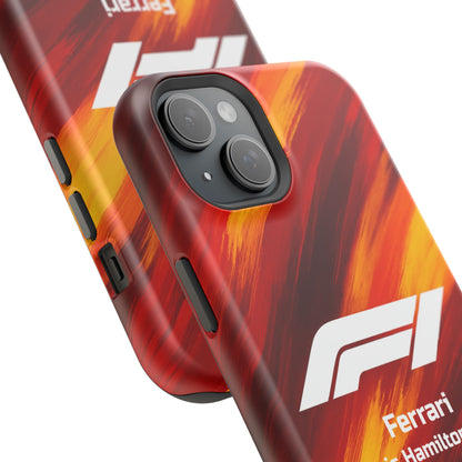 Lewis Hamilton Ferrari F1 Phone Case – 2025 Season Official Design | MagSafe