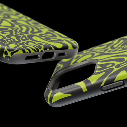 McLaren Formula 1 Phone Case – Neon Green Abstract Design