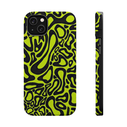 McLaren Formula 1 Phone Case – Neon Green Abstract Design