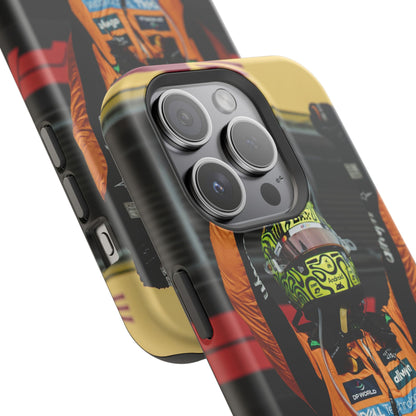Lando Norris Phone Case – Neon Helmet Edition