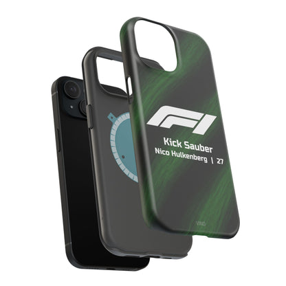 Nico Hülkenberg Kick Sauber F1 Phone Case – 2025 Season Official Design | MagSafe