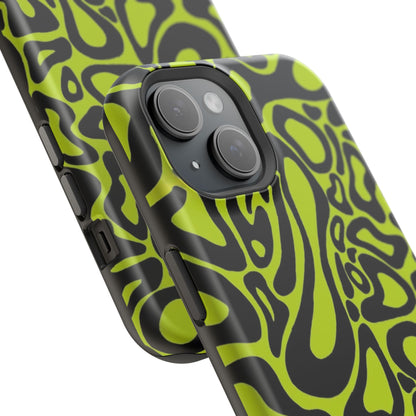 McLaren Formula 1 Phone Case – Neon Green Abstract Design