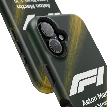 Lance Stroll Aston Martin F1 Phone Case – 2025 Season Official Design | MagSafe