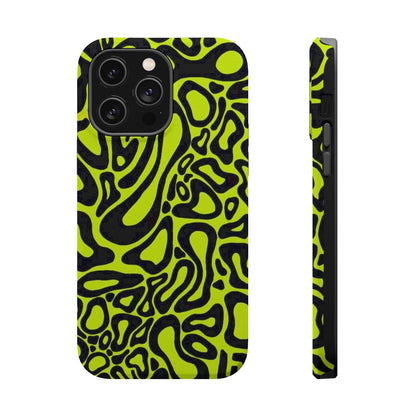 McLaren Formula 1 Phone Case – Neon Green Abstract Design