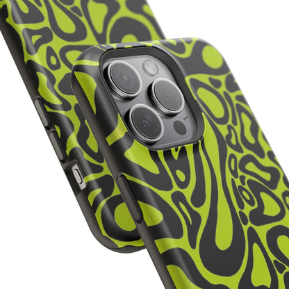 McLaren Formula 1 Phone Case – Neon Green Abstract Design