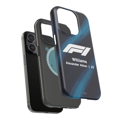 Alexander Albon Williams F1 Phone Case – 2025 Season Official Design | MagSafe