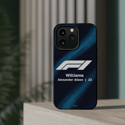 Alexander Albon Williams F1 Phone Case – 2025 Season Official Design | MagSafe