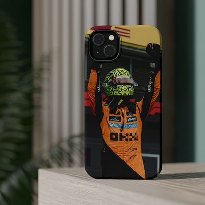 Lando Norris Phone Case – Neon Helmet Edition
