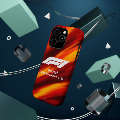 Charles Leclerc Ferrari F1 Phone Case – 2025 Season Official Design | MagSafe