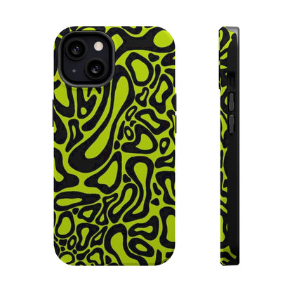 McLaren Formula 1 Phone Case – Neon Green Abstract Design