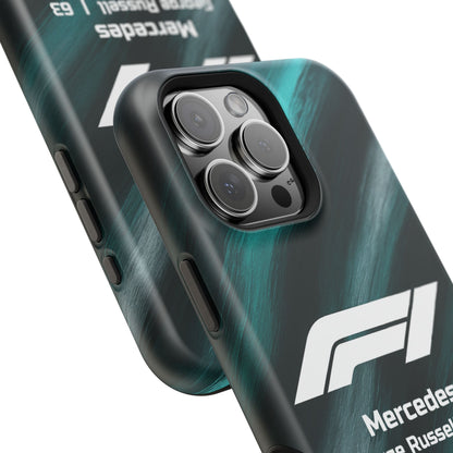 George Russell Mercedes F1 Phone Case – 2025 Season Official Design | MagSafe