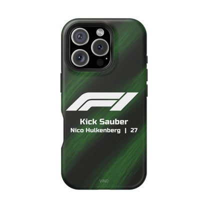 Nico Hülkenberg Kick Sauber F1 Phone Case – 2025 Season Official Design | MagSafe