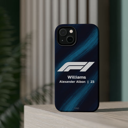 Alexander Albon Williams F1 Phone Case – 2025 Season Official Design | MagSafe