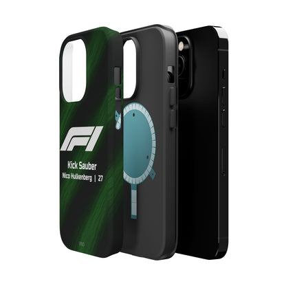 Nico Hülkenberg Kick Sauber F1 Phone Case – 2025 Season Official Design | MagSafe