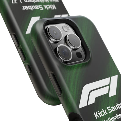 Nico Hülkenberg Kick Sauber F1 Phone Case – 2025 Season Official Design | MagSafe