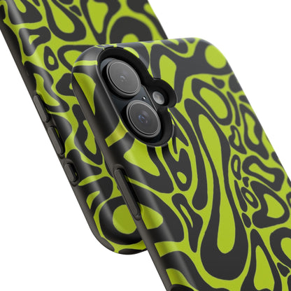 McLaren Formula 1 Phone Case – Neon Green Abstract Design