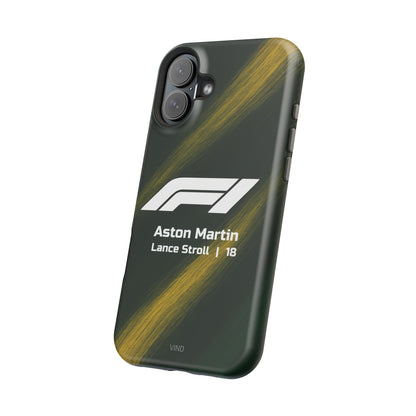 Lance Stroll Aston Martin F1 Phone Case – 2025 Season Official Design | MagSafe