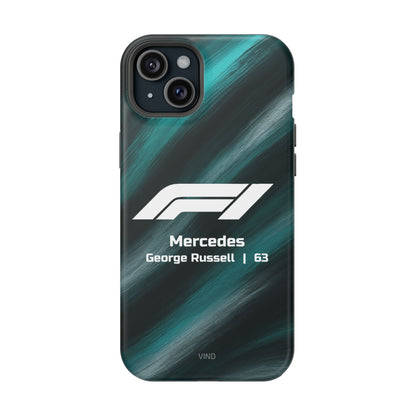 George Russell Mercedes F1 Phone Case – 2025 Season Official Design | MagSafe