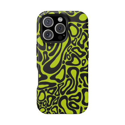 McLaren Formula 1 Phone Case – Neon Green Abstract Design