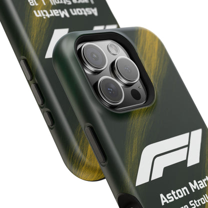 Lance Stroll Aston Martin F1 Phone Case – 2025 Season Official Design | MagSafe