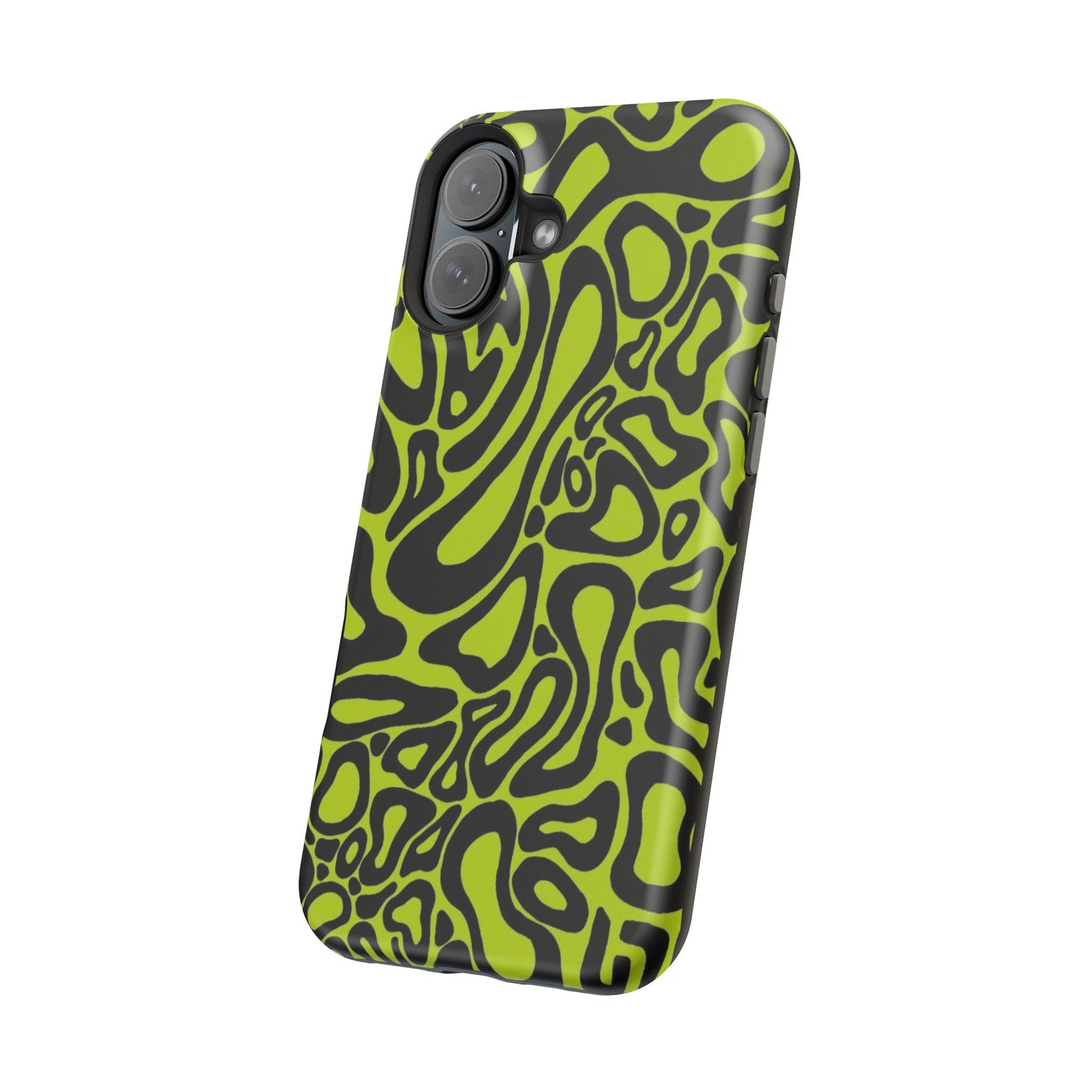 McLaren Formula 1 Phone Case – Neon Green Abstract Design