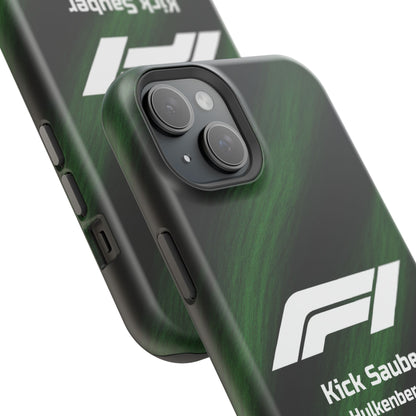 Nico Hülkenberg Kick Sauber F1 Phone Case – 2025 Season Official Design | MagSafe