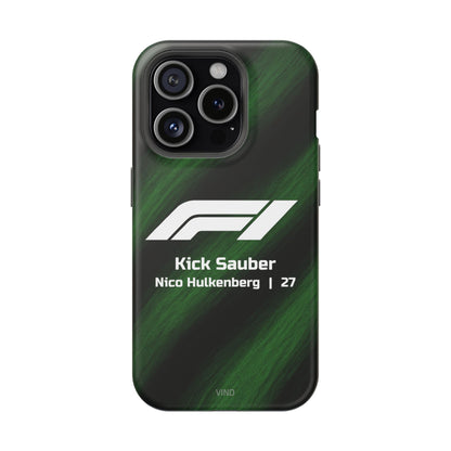 Nico Hülkenberg Kick Sauber F1 Phone Case – 2025 Season Official Design | MagSafe
