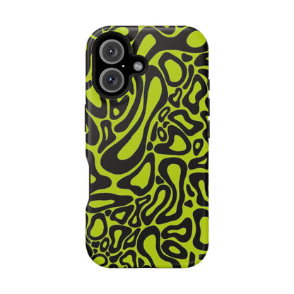 McLaren Formula 1 Phone Case – Neon Green Abstract Design