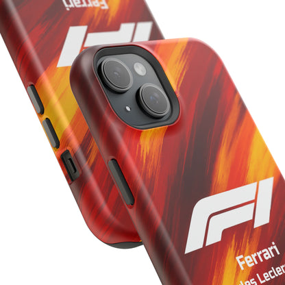 Charles Leclerc Ferrari F1 Phone Case – 2025 Season Official Design | MagSafe